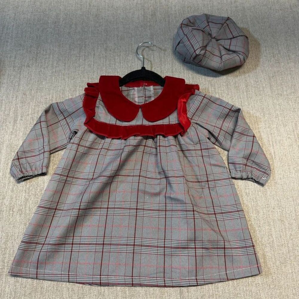 Winter Holiday Girls 2T 24 months Special Occasion Dress Set